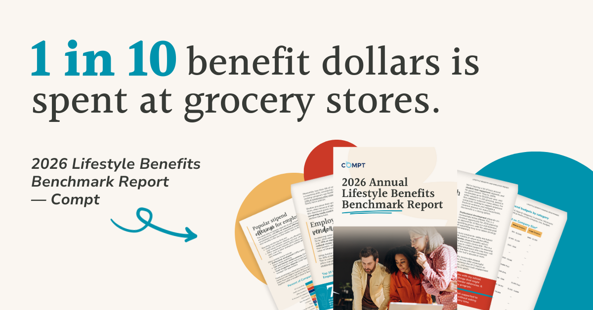New Benchmark Data Shows Nearly 1 in 10 Lifestyle Benefit Dollars Spent at Grocery Retailers