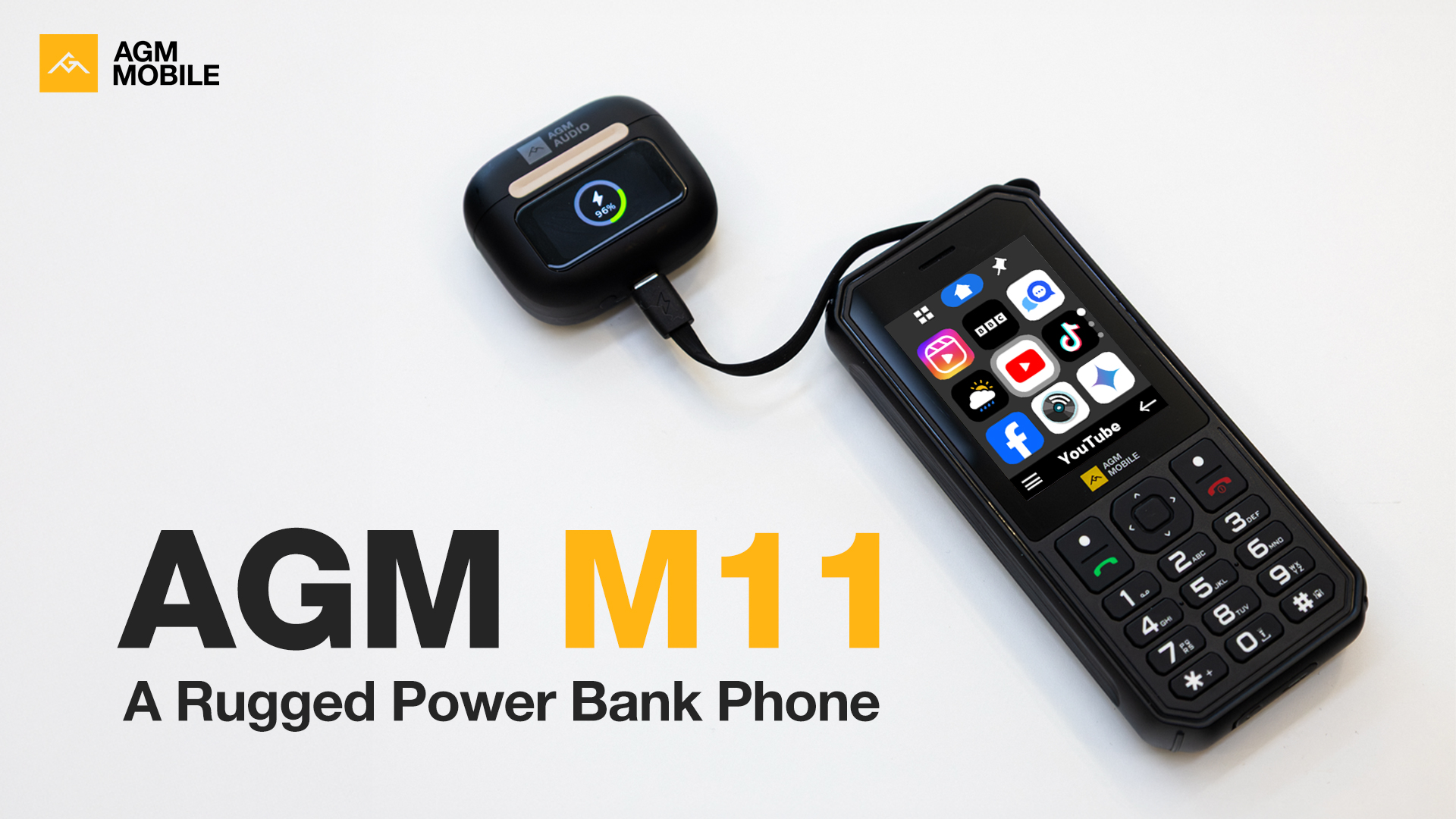 AGM Mobile Launches the M11: The World’s First Rugged PowerBank Phone